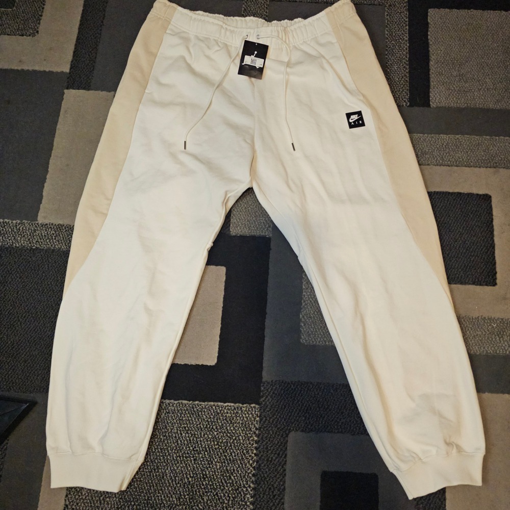 Jordan Heavy Sweatpants Mens 2XL Sail Cream HJ0291-133 NWT